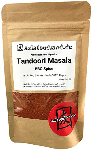 Asiafoodland - Tandoori Masala - BBQ Spice - Aromatisches Grillgewürz, 1er Pack (1 x 90g)