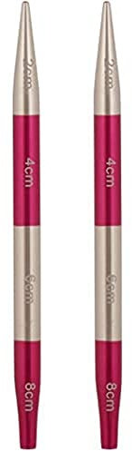 KnitPro Ferri da Maglia: circolari: intercambiabili:, Alluminio, Assortiti, 4,00 mm