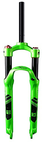 MTB Suspension Fork 26 27.5 Inch, Bike Alloy Forks Shock Absorber 120mm Travel Green