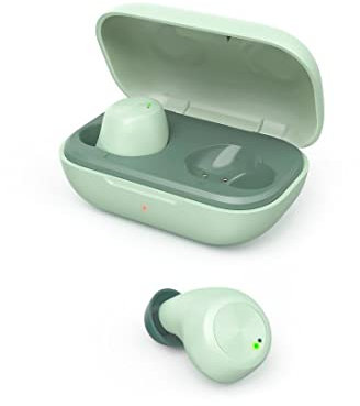 Hama | Auriculares inalámbricos Bluetooth (Cascos inalambricos con Resistente al Sudor, Control táctil, Cascos True Wireless, Control por Voz, In-Ear) Verde