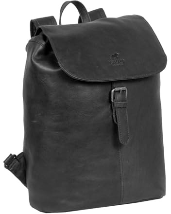 MUSTANG Catania Leather Backpack Black