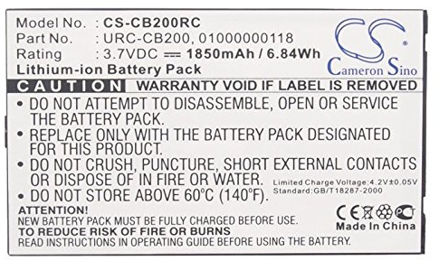 Cameron Sino Akku für Sonos CB200, CB200WR1, Controller 200, Controller CB200, Controller CR200, CR200 PN:Sonos 01000000118, URC-CB200 1850mAh / 6.85Wh