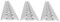 lasiprofi Airlineschiene halbrund, gebohrt, 50 x 11,5 mm, 2.000 mm, 3er Set | Zurrschiene | 200 cm | kompatibel mit Fittingen | Silber eloxiert | für Transporter, Wohnwagen, Sprinter | 2 m