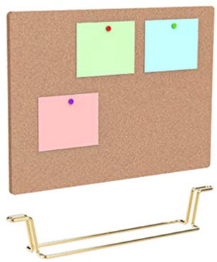 Toddmomy Schreibtisch Pinnwand Stehend Mit Ständer: Natürliche Presskorkplatte Arbeitstisch Anschlagtafel Büro-Pinnwand Umweltfreundliches DIY-Projektmaterial zum Basteln & Modellbau