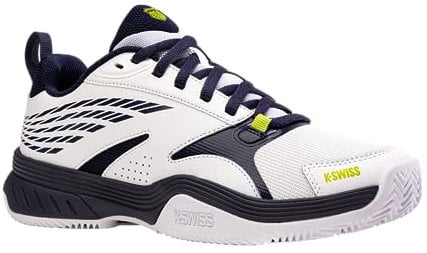 K-Swiss Performance Herren Speedex HB Tennis Shoe, White/Peacoat/Lime Green, 40 EU