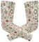 ZZKKO Kühlende Armstulpen, Motiv: Eichhörnchen, Tannenzapfen, Blumen, UV-Sonnenschutz, für Herren und Damen, Laufen, Golf, Radfahren, Armwärmer, Ärmel, 1 Paar, beige, L