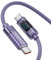 toocki Cable USB C vers USB C 100W, 1M PD Câble Charge Rapide Type C avec Affichage LED, Compatible avec iPhone 16 15 Pro Max Plus, MacBook, iPad, Galaxy S23 S22, Pixel