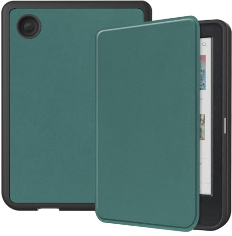 Lemxiee Custodia per Kobo Clara Colour Cover,Custodia in pelle PU con Auto Svegliati/Sonno/Slim fit per Kobo Clara Colour 2024 case