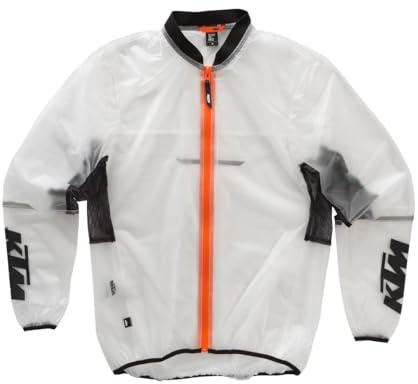 KTM Regenjacke transparent