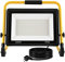 FIVMEN Baustrahler 200W 16000LM LED Strahler Arbeitsleuchte mit Standgestell und 3m Kabel Stecker Baulampe Flutlicht Wasserdicht IP66 für Garage Werkstatt Baustelle, Warmweiß