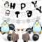 Roaring Good Time Pinguin Geburtstag Partyzubehör Pinguin Geburtstag Luftballons Winter Geburtstags dekoration Schneeflocken Ballons für Wintergeburtstag