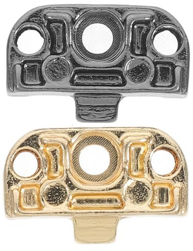 Healeved 2pcs Clipper Fixing Base Iron Alloy Construction Compatible Holder Precision Cutting