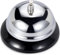 Campanello da tavolo per reception, 8,5 cm, con struttura in metallo antiruggine – Campanello da tavolo per ristorante, hotel, bar, scuola, reception