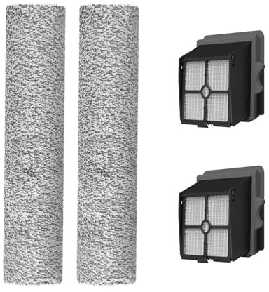 Proscenic Kit d'accessoires pour aspirateur eau et poussière - Pièces de rechange pour F10 Pro/F10 Ultra, 2 brosses et 2 filtres