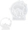 Molde de silicona para casa, molde de silicona para casas navideñas, tridimensional, molde de silicona, portavelas, casa 3D, decoración para manualidades, velas de cera de soja, jabón, yeso, artesanía