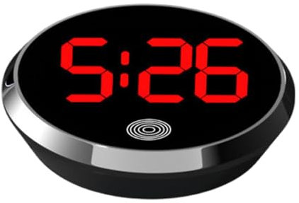 Tuxxjzm Auto-Armaturenbrett-Digitaluhr, Auto-Lüftungsuhren-Uhr - Auto-Armaturenbrett an Bord Uhren Uhr | Tragbare Fahrzeug-LED-Digitaluhren für Auto, Zuhause, Wohnheim, Geländewagen, Auto