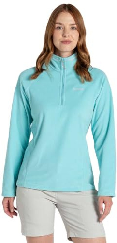 Craghoppers Womens Miska Vi Half Zip Fleece, Blue, 18 EU
