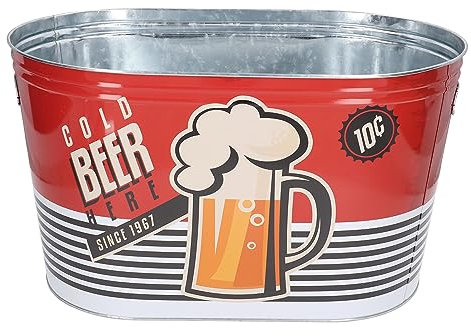 Metalleiseibner großer Kapazität Leckdosen mit Isolierungen Isoliert Getränke Badewanne für Barpartys Bier und Getränke halten