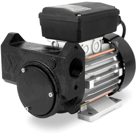 Bomba Trasvase Gasóleo IRON-50-230VAC - 50L/min - Aluminio - Acero Inoxidable - Bomba Combustible para Gasoil - Agricultura - Industria - IRON-50 (IRON-50 230V)