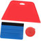 SHINEOFI 1 Kit D'Outils De Lissage De Papier Peint Grattoir Kit D'Outils Professionnels Pour Revêtement Mural Kits De Papier Peint À Décoller Et Coller Kit D'Outils Pour