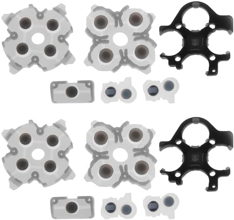 LT Easiyl 2 Sets Controller Gummi Silikon Tastenpads Kompatibel mit PlayStation 5 3. Generation