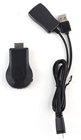 EIMSOAH Dongle Display Wireless Adattatore Ricevitore Mirroring Schermo WiFi 1080P per Miracast DLNA con Streaming Plug and Play da Smartphone PC a Monitor TV Proiettore