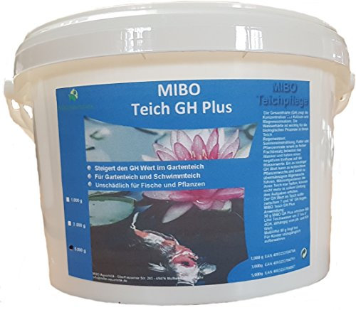 MIBO GH Plus 3kg erhöhen 30.000 Liter Gartenteichwasser um 3° bis 5° DGH