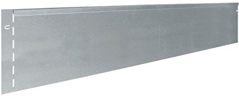 bellissa Rasenkante 10 Stück Metall verzinkt 118x12,5 cm | Mähkante, Beeteinfassung, Wegbegrenzung, Gesamtlänge = 11,5 m