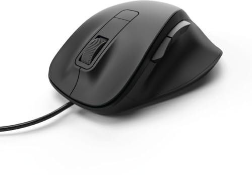 Hama Optische 6-Tasten-Maus MC-500, kabelgebunden, Schwarz