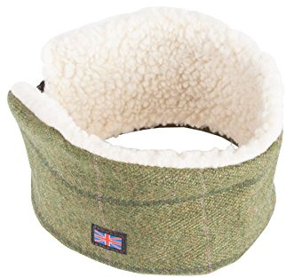 Rydale Ladies Sherpa Lined Tweed Headband British Made Ear Cosy Fleece Hat