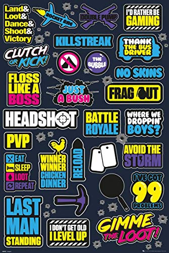 GB Eye, Battle Royale, Infographic, Maxi-Poster