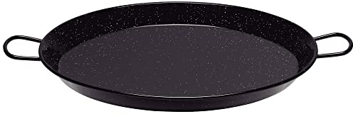San Ignacio Paellera Acero esmaltado 38 cm Utiel, Multicolor