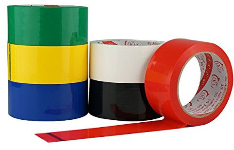 BliliDIY Rot Blau Grün Weiß Gelb Schwarz Klebeband Für Rc Flugzeug Malerei 45Mm X 40M - Schwarz