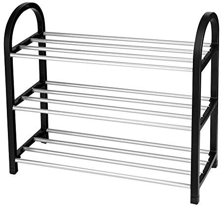 Atyhao Schuhregal, Organizer, Bank, aus Kunststoff und Aluminium, Metall, für Schuhe, Regal, Schrank, Kabinett, Werkzeug (50 x 19 x 42 cm)