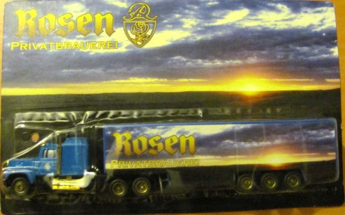 Truck Rosenbrauerei Pössneck Nr.24 - Ford 9000 - US Sattelzug