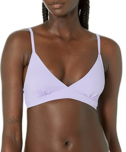 Amazon Essentials Damen Klassisches Bikini-Oberteil, Leichter Halt, Bademode, Lavendel, 44