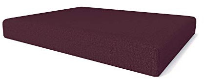 Pillows24 - Palettenkissen 120 x 80 Sitzkissen | Palettenauflage für Palettensofa | Sitz- & Rückenkissen für Europaletten | Palettenmöbel für Indoor & Outdoor mit UV-beständig | Made in EU | ‎Pflaume