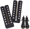 PandaHall Schnürstiefel Aus Leder Mit Reißverschlusseinsätzen 16.5x6cm sen Reißverschluss Ohne Krawatte Reißverschluss Schnürsenkel Glatte Schnürsenkel Ohne Schnürsenkel Für Stiefel Schuhe Turnschuhe
