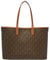 Fossil Damentasche Williamson, braune PVC Tote bag für Damen, L: 40,6 cm, B: 14 cm, H: 29,2 cm, ZB1867914