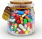 Prounion Capsule Lettere Messaggio in Una Bottiglia di Vetro-50PCS, Capsule Lettres Message per Fidanzato Fidanzata, Capsula Pillole Messaggi per Anniversario Compleanno San Valentino