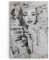 Paul Sinus Hollywood Legende Marilyn Monroe kunstvolles Porträt Newspaper Art