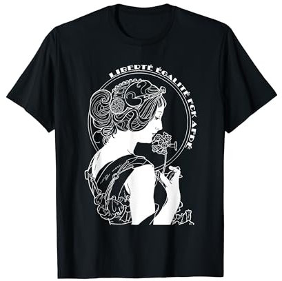 Liberté, Egalite, FCKAFDE weiß T-Shirt