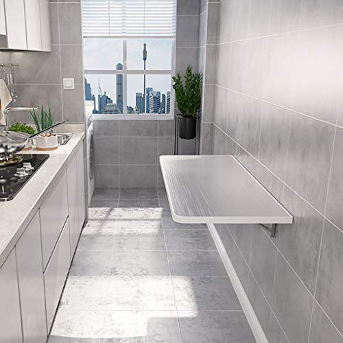 Klappbarer Klapptisch zur Wandmontage Klapptisch zur Wandmontage Klappbarer Wandtisch, Computer-Esstisch mit Halterungen, Küchen- und Esstisch, 12 Größen