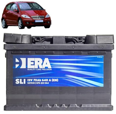 Generico Batteria 70Ah per Mercedes Classe A W169 160 180 200 CDI gasolio 2004+