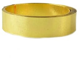 Aluminiumdraht flach geprägt Ø 5mm/15mm/30mm in verschiedenen Farben (Gold, Ø 5mm breit - 10m lang)