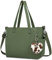 Aucuu Damen Kord Groß Handtasche, Cord Tasche Tote Bag, Umhängetasche Groß Shopper Tasche, Cord Tasche Beuteltasche Mit ReißVerschluss, Handtasche Schultertaschen für Arbeit Reisen Einkaufen Schule