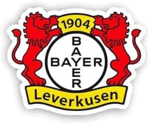 Generisch Bayer Leverkusen Sticker, Aufkleber, Doppelpack, mehrere Größen Einschließlich 2-teilig (30cm)