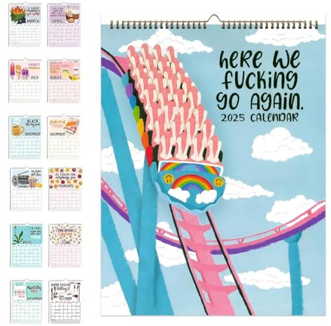 SIRLOMU 2025 Kalender, Kalender, Familienplaner, Anime-Cartoon-Themenkalender für junge Leute, zum Aufhängen (21 x 28 cm)