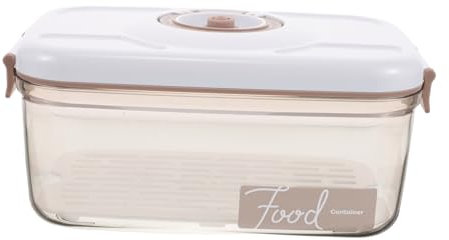 Gadpiparty 1satz Vakuum-lebensmittelbehälter Luftdicht Und Wiederverwendbar Aufbewahrungsbox Mit Integriertem Sieb Für Obst Und Reste Für