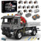 DOYAY Technik Kran LKW, MK 19016, MOC Technik Ferngesteuert Truck Mit Pneumatik Kran, APP Kipper Klemmbausteine Mit 6.0 Akkubox, 11 Motoren, Pneumatik Set Modell Bausatz, 3760+ Teile